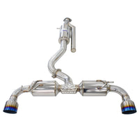 INVIDIA N2 O2 BACK EXHAUST W/CATLESS FRONT PIPE, TI TIPS FOR TOYOTA YARIS GR XPA16R