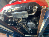 INVIDIA Q300 O2 BACK EXHAUST W/CATLESS FRONT PIPE, TI TIPS FOR TOYOTA YARIS GR XPA16R