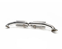 ARMYTRIX Stainless Steel Valvetronic Exhaust System Quad Titanium Blue Tips Porsche 991.2 Turbo