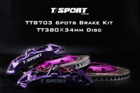 TTSPORT 6 PISTON SEMI-FORGED CALIPER + 355MM DISC ROTOR - BIG BRAKE KIT FOR TOYOTA 86 / SUBARU BRZ