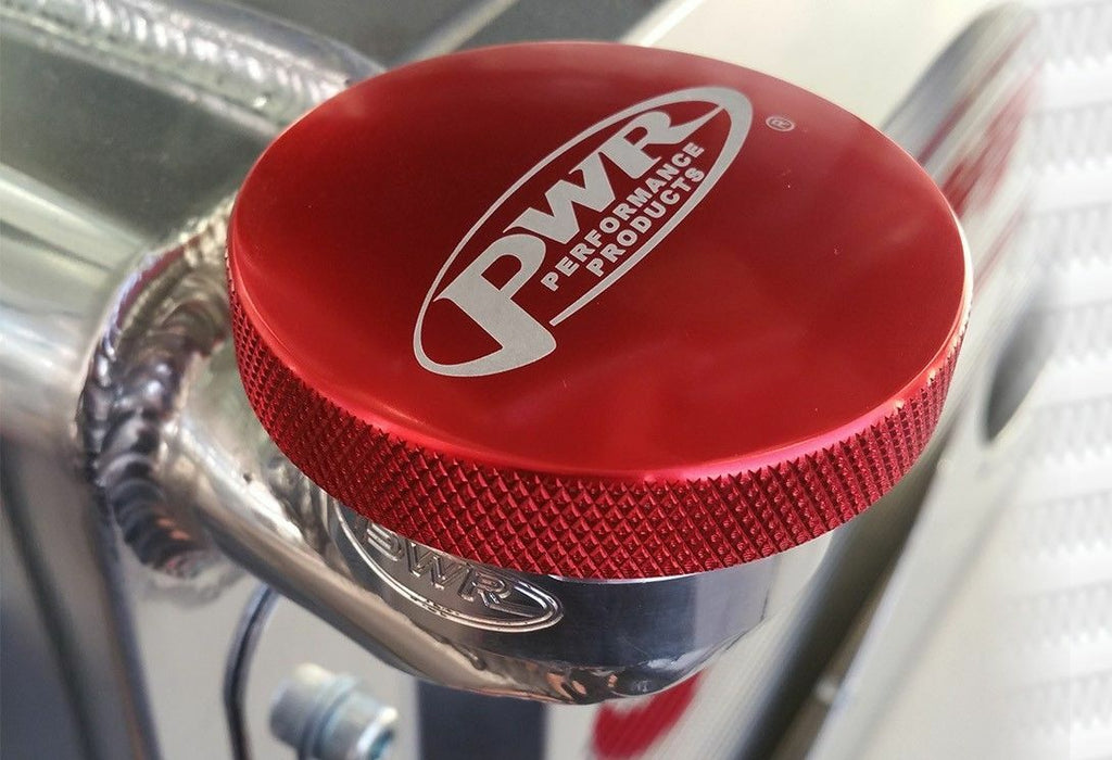 PWR PWA17271 PWR Large Billet Cap Cover - Red
