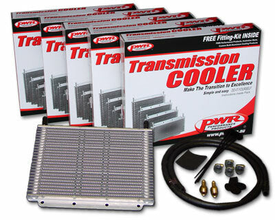 PWR PWO5628 Transmission Oil Cooler Kit 280x110x19mm (5/16HB)