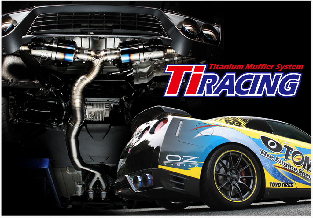 TOMEI TITANIUM EXHAUST CATBACK Ti RACING TITANIUM MUFFLER for NISSAN GTR SKYLINE R35 GT-R