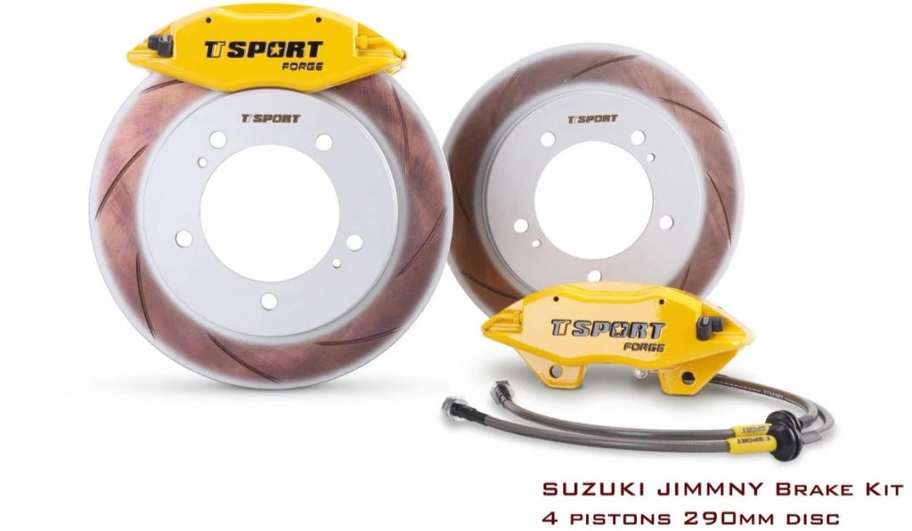 TT SPORT CALIPER + BRAKE ROTOR 290MM UPGRADE BOLT-ON KIT FOR SUZUKI JIMNY - FRONT KIT