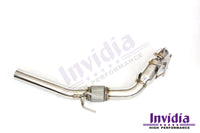 INVIDIA Q300 TURBO BACK EXHAUST W/SS TIPS FOR VW GOLF GTI MK7