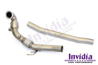 INVIDIA Q300 TURBO BACK EXHAUST W/OVAL TI TIPS FOR VW GOLF R MK7