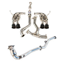 INVIDIA R400 "SIGNATURE EDITION" TURBO BACK EXHAUST W/BLACK TIPS FOR SUBARU WRX VA 15-20 (MANUAL)