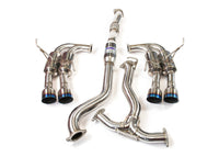 INVIDIA R400 TURBO BACK EXHAUST SYSTEM W/TI TIPS FOR SUBARU WRX 15-20 (MANUAL)