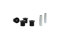 Whiteline Front Spring - eye front and shackle bushing W71439