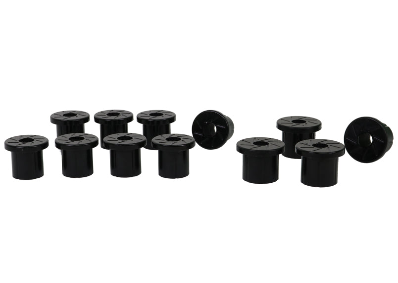 Whiteline Front Spring - eye front/rear and shackle bushing W71708