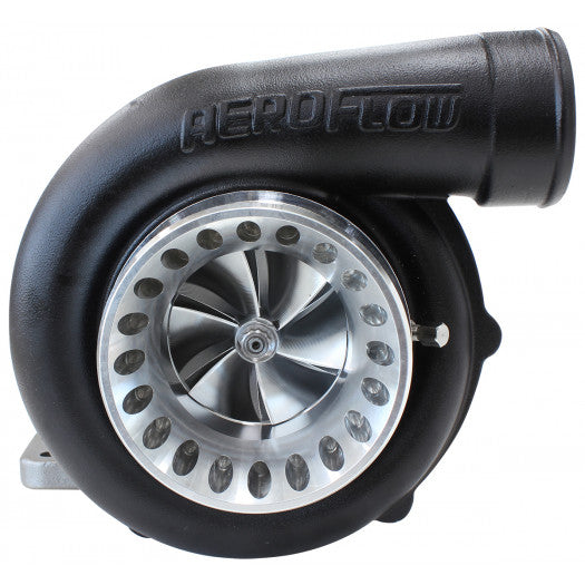 Aeroflow BOOSTED 6766 .96 Turbocharger 850HP, Hi Temp Black Finish External Wastegate, T4 Inlet Flange, V-Band Exhaust Flange