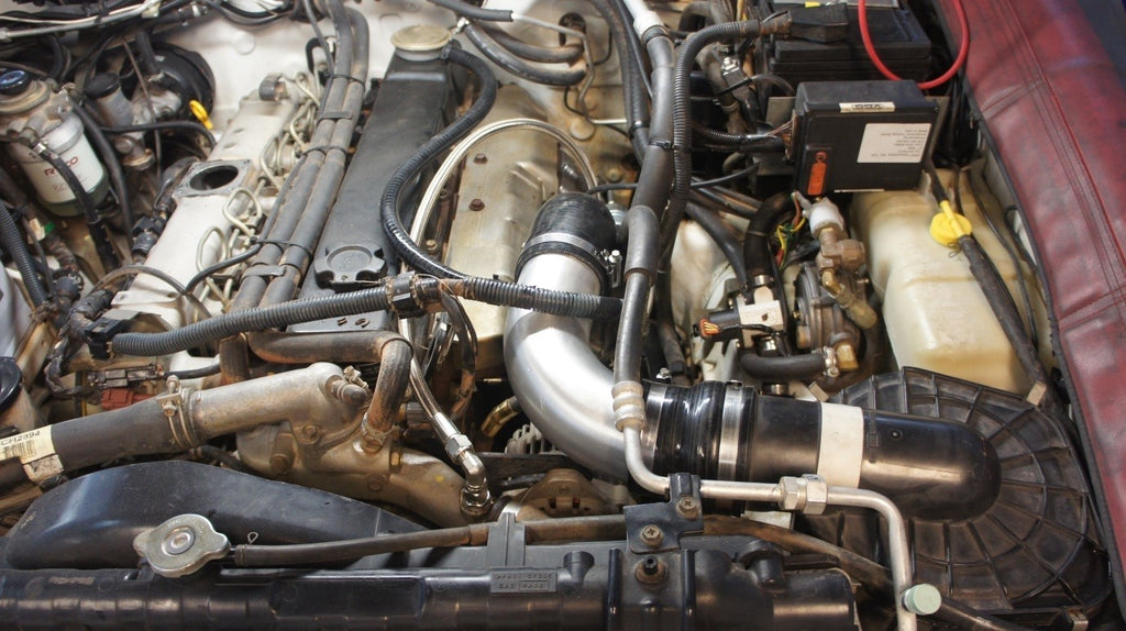 HPD Air Intake FOR NISSAN PATROL GU TD42-T 3" AIR INTAKE SUIT GARRETT TURBO WITH STD AIR BOX