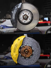 Akebono big brake kit for Bentley Bentayga  Front 10 pots + Rear 4 pots +CARBO Carbon- ceramic Disc