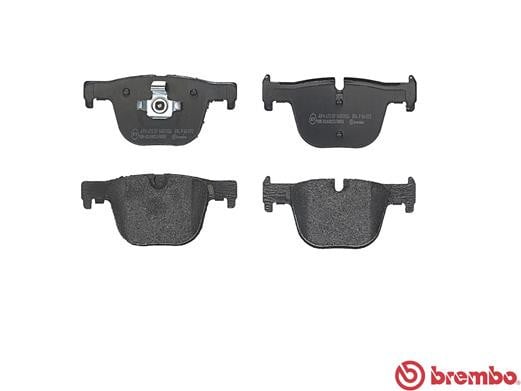 Brembo P06072 Original Replacement LOW-MET Brake Pad Set