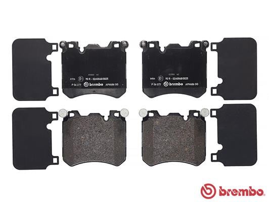 Brembo P06077 Original Replacement LOW-MET Brake Pad Set