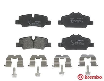 Brembo P06090 Original Replacement LOW-MET Brake Pad Set