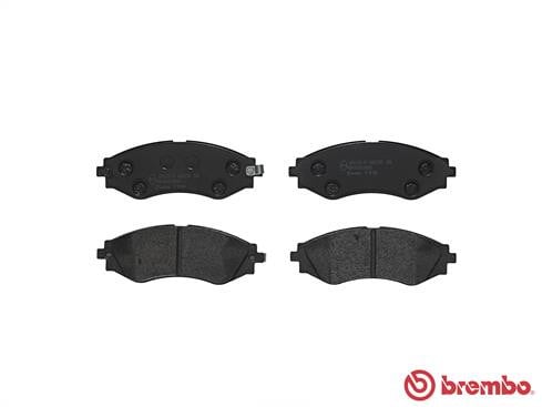 Brembo P10006 Original Replacement LOW-MET Brake Pad Set