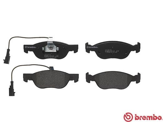 Brembo P23071 Original Replacement LOW-MET Brake Pad Set