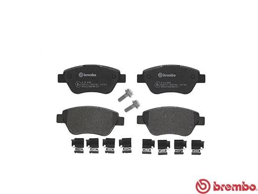 Brembo P23099 Original Replacement LOW-MET Brake Pad Set
