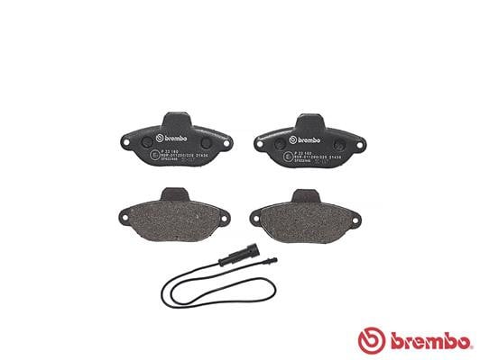 Brembo P23160 Original Replacement LOW-MET Brake Pad Set
