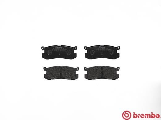 Brembo P24025 Original Replacement LOW-MET Brake Pad Set