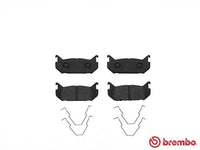 Brembo P24036 Original Replacement LOW-MET Brake Pad Set