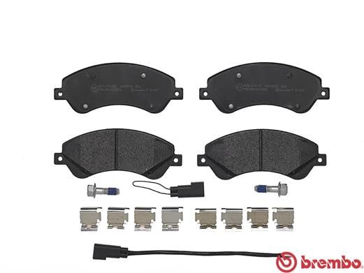 Brembo P24065 Original Replacement LOW-MET Brake Pad Set