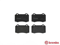 Brembo P24073 Original Replacement LOW-MET Brake Pad Set
