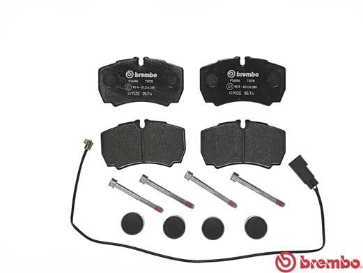 Brembo P24084 Original Replacement LOW-MET Brake Pad Set