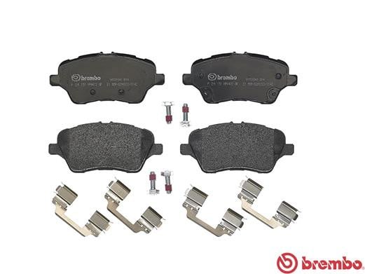 Brembo P24151 Original Replacement LOW-MET Brake Pad Set