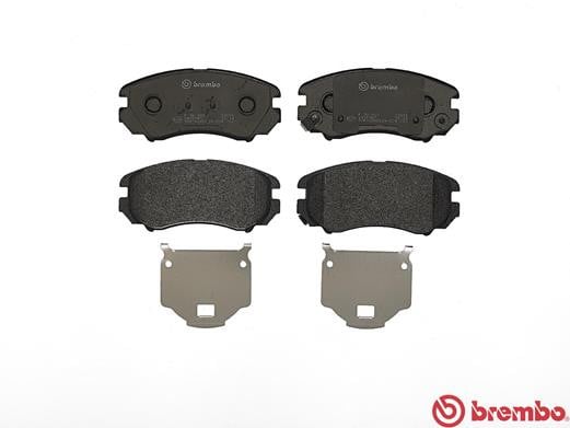 Brembo P30018 Original Replacement LOW-MET Brake Pad Set