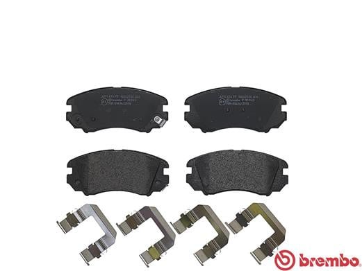 Brembo P30043 Original Replacement LOW-MET Brake Pad Set
