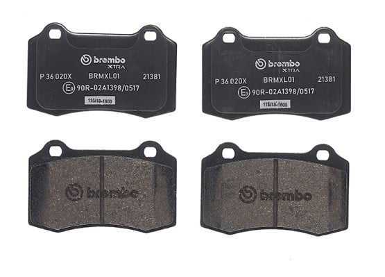 Brembo P36020X XTRA Series Brake Pad Set