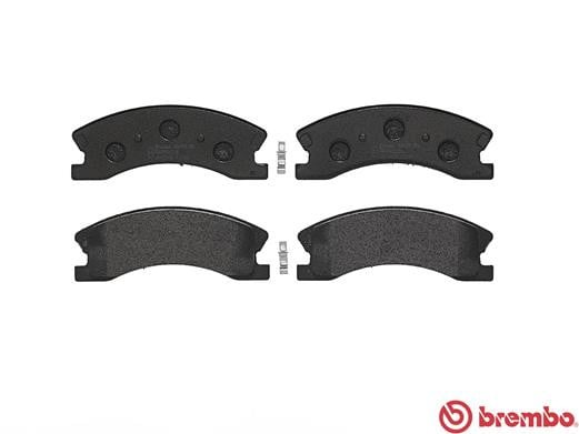 Brembo P37008 Original Replacement LOW-MET Brake Pad Set
