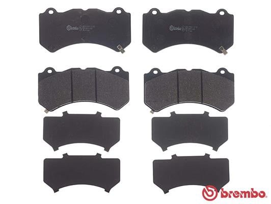 Brembo P37018 Original Replacement LOW-MET Brake Pad Set