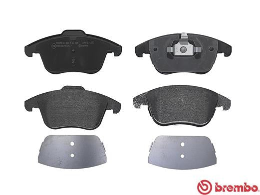 Brembo P44020 Original Replacement LOW-MET Brake Pad Set