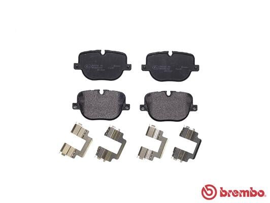 Brembo P44025 Original Replacement LOW-MET Brake Pad Set