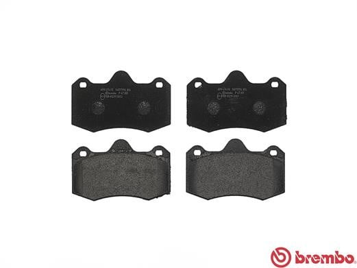 Brembo P47001 Original Replacement LOW-MET Brake Pad Set