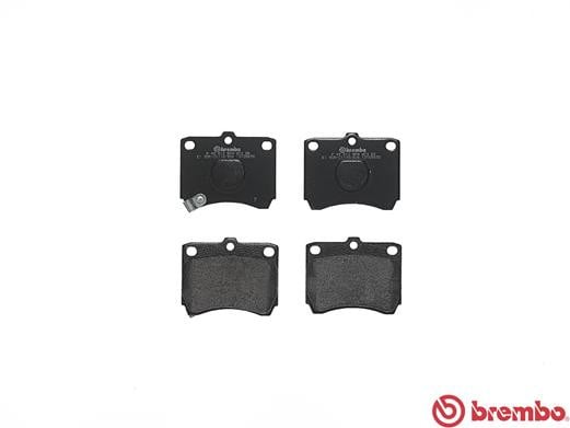Brembo P49013 Original Replacement LOW-MET Brake Pad Set