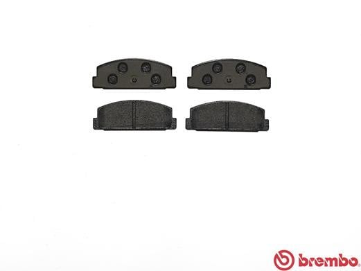 Brembo P49036 Original Replacement LOW-MET Brake Pad Set