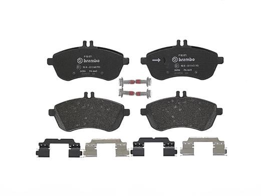 Brembo P50071 Original Replacement LOW-MET Brake Pad Set