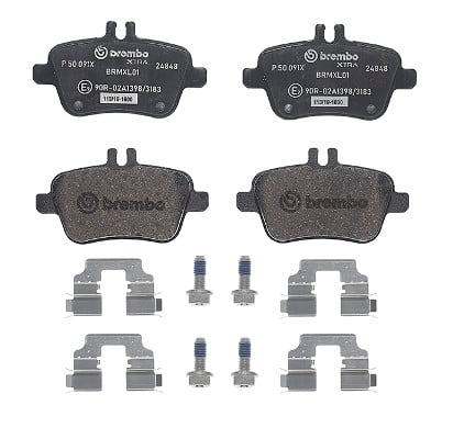 Brembo P50091X XTRA Series Brake Pad Set Rear