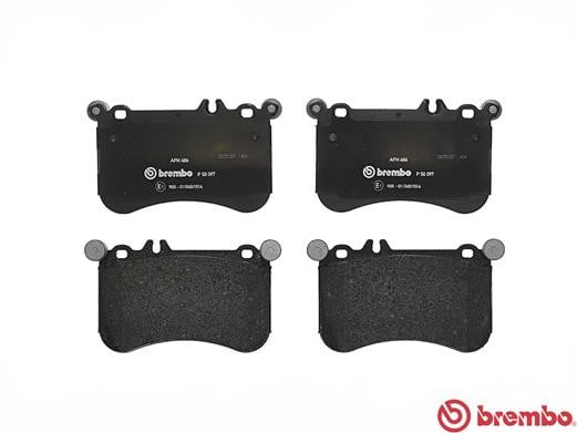 Brembo P50097 Original Replacement LOW-MET Brake Pad Set