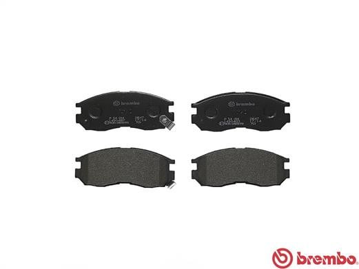 Brembo P54014 Original Replacement LOW-MET Brake Pad Set