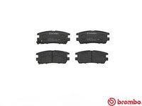 Brembo P54018 Original Replacement LOW-MET Brake Pad Set