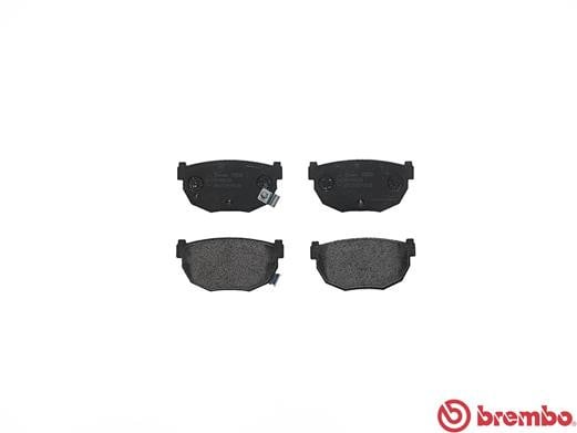 Brembo P56010 Original Replacement LOW-MET Brake Pad Set