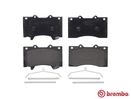 Brembo P56081 Original Replacement LOW-MET Brake Pad Set