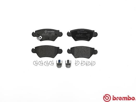 Brembo P59031 Original Replacement LOW-MET Brake Pad Set