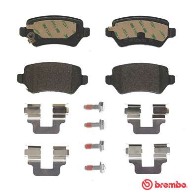 Brembo P59038 Original Replacement LOW-MET Brake Pad Set