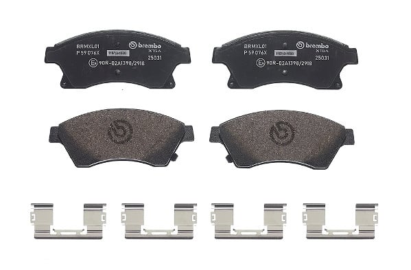 Brembo P59076X XTRA Series Brake Pad Set Front